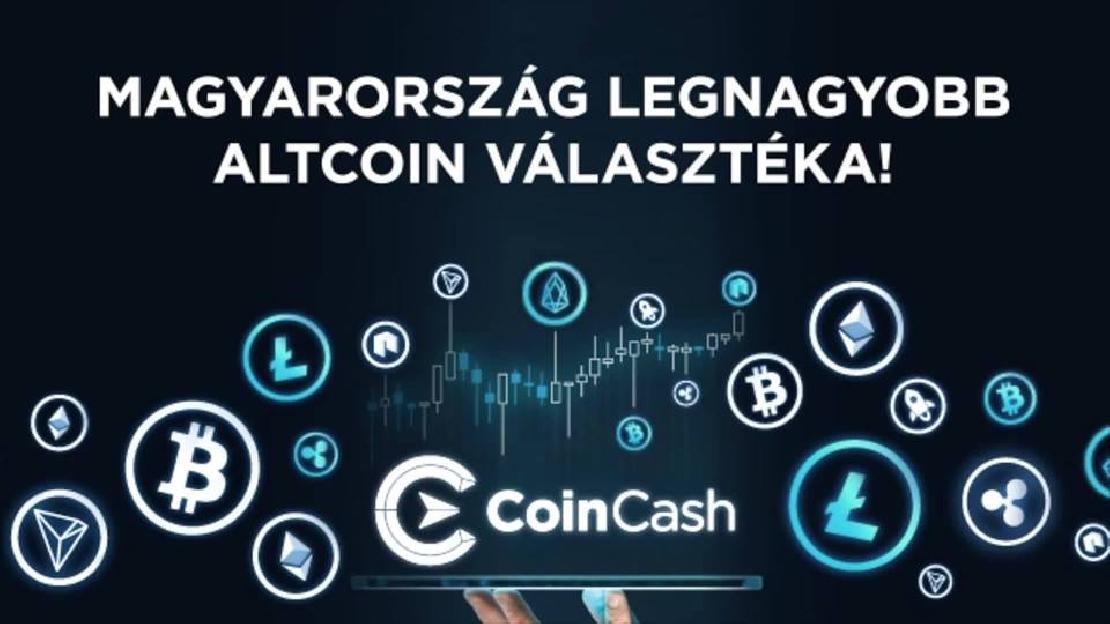Magyarország legnagyobb altcoin választéka banner a CoinCash oldalán. 